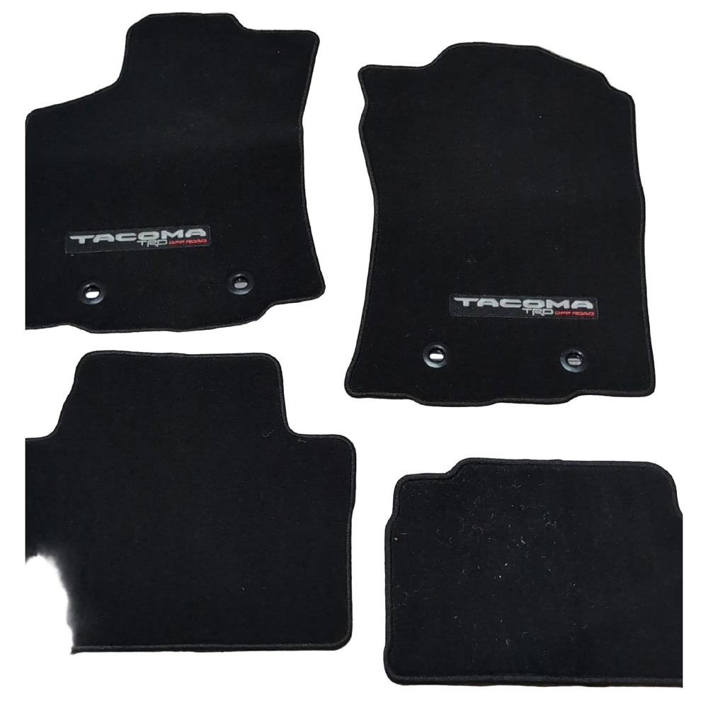 Toyota Tacoma TRD Off-Road Black Carpet Floor Mats Set of 4 PT206-35249